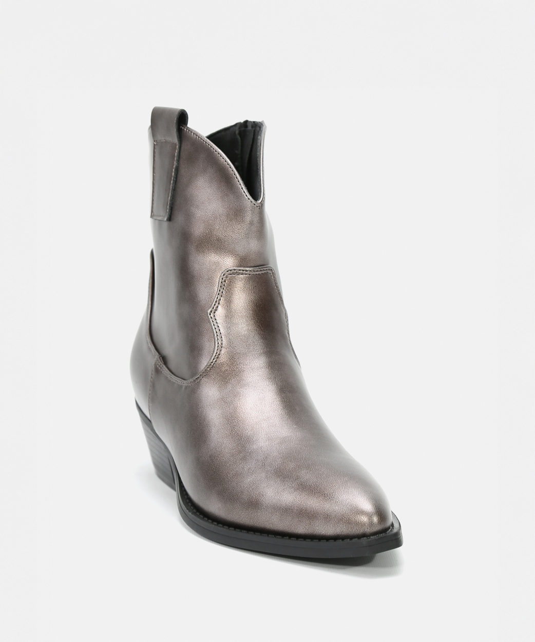 Botins cowboy metalizados image number null